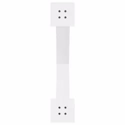 cm (80 mm)/ 3 pcs) vidaXL Dining Table Legs X-Shaped Desk Legs Kitchen Metal Furniture Legs Steel - white, 80 x (72-73 - Additional view 6