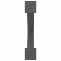 cm (80 mm)/ 3 pcs) vidaXL Dining Table Legs X-Shaped Desk Legs Kitchen Metal Furniture Legs Steel - anthracite, 80 x (72-73 - Additional view 6