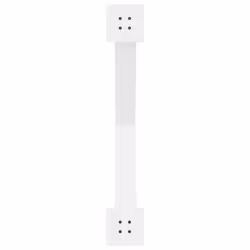 cm (80 mm)/ 3 pcs) vidaXL Dining Table Legs X-Shaped Desk Legs Kitchen Metal Furniture Legs Steel - white, 90 x (72-73 - Additional view 6