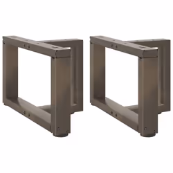 cm) vidaXL Dining Table Legs T-Shaped Desk Legs Metal Furniture Legs 2 pcs Steel - 40 x 25 x (30-31