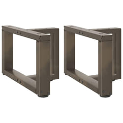 cm) vidaXL Dining Table Legs T-ShapedÂ Desk Legs Metal Furniture Legs 2 pcs Steel - 40 x 25 x (30-31