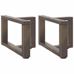 cm) vidaXL Dining Table Legs T-Shaped Desk Legs Metal Furniture Legs 2 pcs Steel - 50 x 25 x (30-31