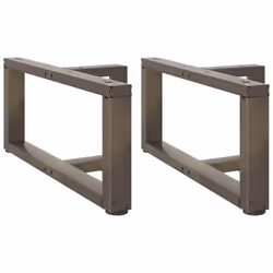 cm) vidaXL Dining Table Legs T-ShapedÂ Desk Legs Metal Furniture Legs 2 pcs Steel - 60 x 25 x (30-31