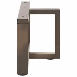 cm) vidaXL Dining Table Legs T-ShapedÂ Desk Legs Metal Furniture Legs 2 pcs Steel - 60 x 25 x (30-31 - Additional view 4