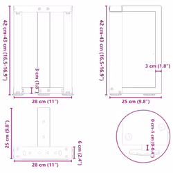 VidaXL 4013022 table part