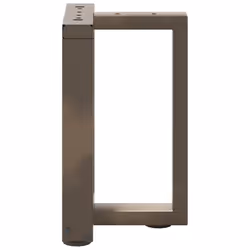 cm) vidaXL Dining Table Legs T-ShapedÂ Desk Legs Metal Furniture Legs 2 pcs Steel - 38 x 25 x (42-43 - Additional view 4