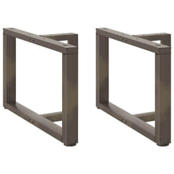 cm) vidaXL Dining Table Legs T-ShapedÂ Desk Legs Metal Furniture Legs 2 pcs Steel - 60 x 25 x (42-43