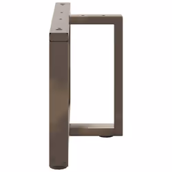 cm) vidaXL Dining Table Legs T-ShapedÂ Desk Legs Metal Furniture Legs 2 pcs Steel - 60 x 25 x (42-43 - Additional view 4
