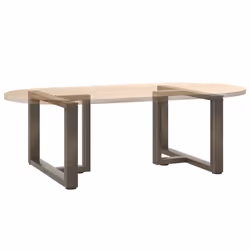 cm) vidaXL Dining Table Legs T-ShapedÂ Desk Legs Metal Furniture Legs 2 pcs Steel - 60 x 25 x (42-43 - Additional view 7