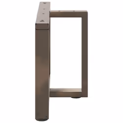 cm) vidaXL Dining Table Legs T-ShapedÂ Desk Legs Metal Furniture Legs 2 pcs Steel - 70 x 25 x (42-43 - Additional view 4