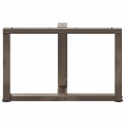 cm) vidaXL Dining Table Legs T-ShapedÂ Desk Legs Metal Furniture Legs 2 pcs Steel - 70 x 25 x (42-43 - Additional view 5