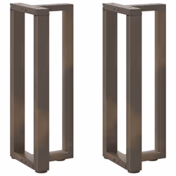 cm) vidaXL Dining Table Legs T-Shaped Desk Legs Metal Furniture Legs 2 pcs Steel - 25 x 28 x (72-73