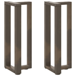 cm) vidaXL Dining Table Legs T-ShapedÂ Desk Legs Metal Furniture Legs 2 pcs Steel - 25 x 28 x (72-73