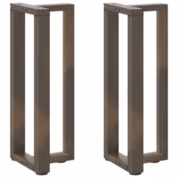 cm) vidaXL Dining Table Legs T-ShapedÂ Desk Legs Metal Furniture Legs 2 pcs Steel - 38 x 25 x (72-73