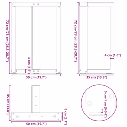 VidaXL 4013048 table part