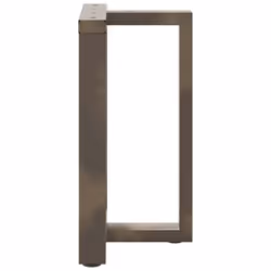 cm) vidaXL Dining Table Legs T-ShapedÂ Desk Legs Metal Furniture Legs 2 pcs Steel - 50 x 35 x (72-73 - Additional view 4
