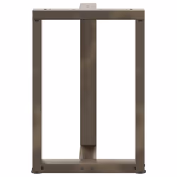 cm) vidaXL Dining Table Legs T-ShapedÂ Desk Legs Metal Furniture Legs 2 pcs Steel - 50 x 35 x (72-73 - Additional view 5