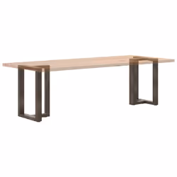 cm) vidaXL Dining Table Legs T-ShapedÂ Desk Legs Metal Furniture Legs 2 pcs Steel - 50 x 35 x (72-73 - Additional view 7