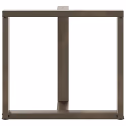 cm) vidaXL Dining Table Legs T-ShapedÂ Desk Legs Metal Furniture Legs 2 pcs Steel - 70 x 35 x (72-73 - Additional view 5