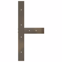 cm) vidaXL Dining Table Legs T-ShapedÂ Desk Legs Metal Furniture Legs 2 pcs Steel - 70 x 35 x (72-73 - Additional view 6