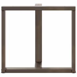 cm) vidaXL Dining Table Legs T-ShapedÂ Desk Legs Metal Furniture Legs 2 pcs Steel - 80 x 35 x (72-73 - Additional view 5