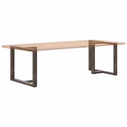 cm) vidaXL Dining Table Legs T-ShapedÂ Desk Legs Metal Furniture Legs 2 pcs Steel - 90 x 35 x (72-73 - Additional view 7