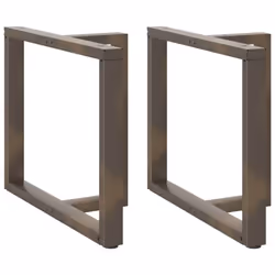 cm) vidaXL Dining Table Legs T-Shaped Desk Legs Metal Furniture Legs 2 pcs Steel - 100 x 35 x (72-73