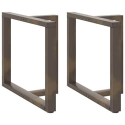 cm) vidaXL Dining Table Legs T-ShapedÂ Desk Legs Metal Furniture Legs 2 pcs Steel - 100 x 35 x (72-73