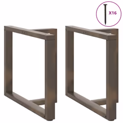 cm) vidaXL Dining Table Legs T-ShapedÂ Desk Legs Metal Furniture Legs 2 pcs Steel - 100 x 35 x (72-73 - Additional view 4