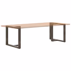 cm) vidaXL Dining Table Legs T-ShapedÂ Desk Legs Metal Furniture Legs 2 pcs Steel - 100 x 35 x (72-73 - Additional view 7