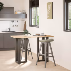 cm) vidaXL Dining Table Legs T-ShapedÂ Desk Legs Metal Furniture Legs 2 pcs Steel - 40 x 35 x (90-91 - Additional view 2
