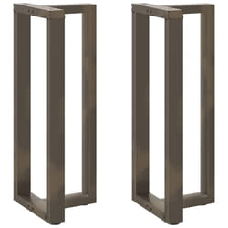 cm) vidaXL Dining Table Legs T-ShapedÂ Desk Legs Metal Furniture Legs 2 pcs Steel - 40 x 35 x (100-101