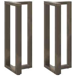 cm) vidaXL Dining Table Legs T-ShapedÂ Desk Legs Metal Furniture Legs 2 pcs Steel - 50 x 35 x (100-101