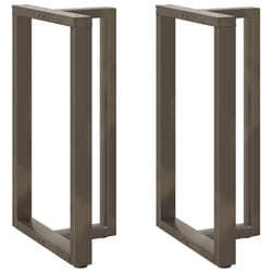 cm) vidaXL Dining Table Legs T-ShapedÂ Desk Legs Metal Furniture Legs 2 pcs Steel - 60 x 35 x (100-101