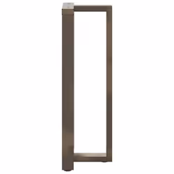 cm) vidaXL Dining Table Legs T-ShapedÂ Desk Legs Metal Furniture Legs 2 pcs Steel - 40 x 35 x (110-111 - Additional view 4