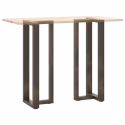 cm) vidaXL Dining Table Legs T-ShapedÂ Desk Legs Metal Furniture Legs 2 pcs Steel - 40 x 35 x (110-111 - Additional view 7