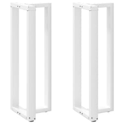 cm) vidaXL Dining Table Legs T-ShapedÃÂ Desk Legs Metal Furniture Legs 2 pcs Steel - white, 50 x 35 x (110-111