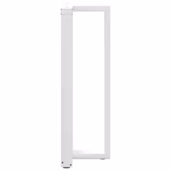 cm) vidaXL Dining Table Legs T-ShapedÃÂ Desk Legs Metal Furniture Legs 2 pcs Steel - white, 50 x 35 x (110-111 - Additional view 4