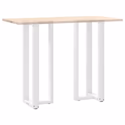 cm) vidaXL Dining Table Legs T-ShapedÃÂ Desk Legs Metal Furniture Legs 2 pcs Steel - white, 50 x 35 x (110-111 - Additional view 7