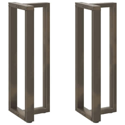 cm) vidaXL Dining Table Legs T-ShapedÂ Desk Legs Metal Furniture Legs 2 pcs Steel - 50 x 35 x (110-111