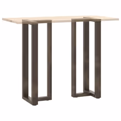 cm) vidaXL Dining Table Legs T-ShapedÂ Desk Legs Metal Furniture Legs 2 pcs Steel - 50 x 35 x (110-111 - Additional view 7
