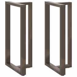 cm) vidaXL Dining Table Legs T-ShapedÂ Desk Legs Metal Furniture Legs 2 pcs Steel - 60 x 35 x (110-111