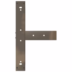 cm) vidaXL Dining Table Legs T-ShapedÂ Desk Legs Metal Furniture Legs 2 pcs Steel - 60 x 35 x (110-111 - Additional view 6