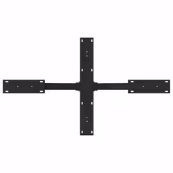 cm) vidaXL Dining Table Legs Spider Shape Desk Legs Furniture Legs 2 pcs Steel - black, 98 x 58 x (42-43