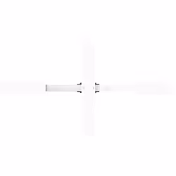 cm) vidaXL Dining Table Legs Spider Shape Desk Legs Furniture Legs 2 pcs Steel - white, 98 x 58 x (42-43 - Additional view 4