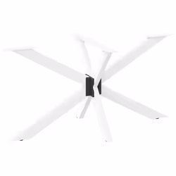 cm) vidaXL Dining Table Legs Spider Shape Desk Legs Furniture Legs 2 pcs Steel - white, 120 x 68 x (72-73