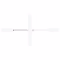 cm) vidaXL Dining Table Legs Spider Shape Desk Legs Furniture Legs 2 pcs Steel - white, 120 x 68 x (72-73 - Additional view 6