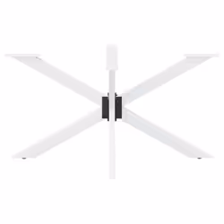 cm) vidaXL Dining Table Legs Spider Shape Desk Legs Furniture Legs 2 pcs Steel - white, 150 x 78 x (72-73