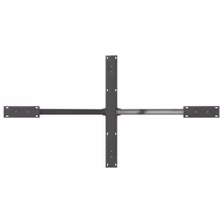 cm) vidaXL Dining Table Legs Spider Shape Desk Legs Furniture Legs 2 pcs Steel - anthracite, 150 x 78 x (72-73 - Additional view 6