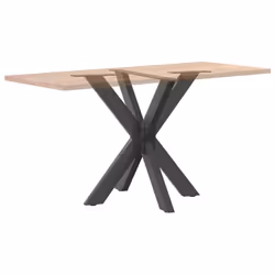 cm) vidaXL Dining Table Legs Spider Shape Desk Legs Furniture Legs 2 pcs Steel - anthracite, 85 x 85 x (72-73 - Additional view 5
